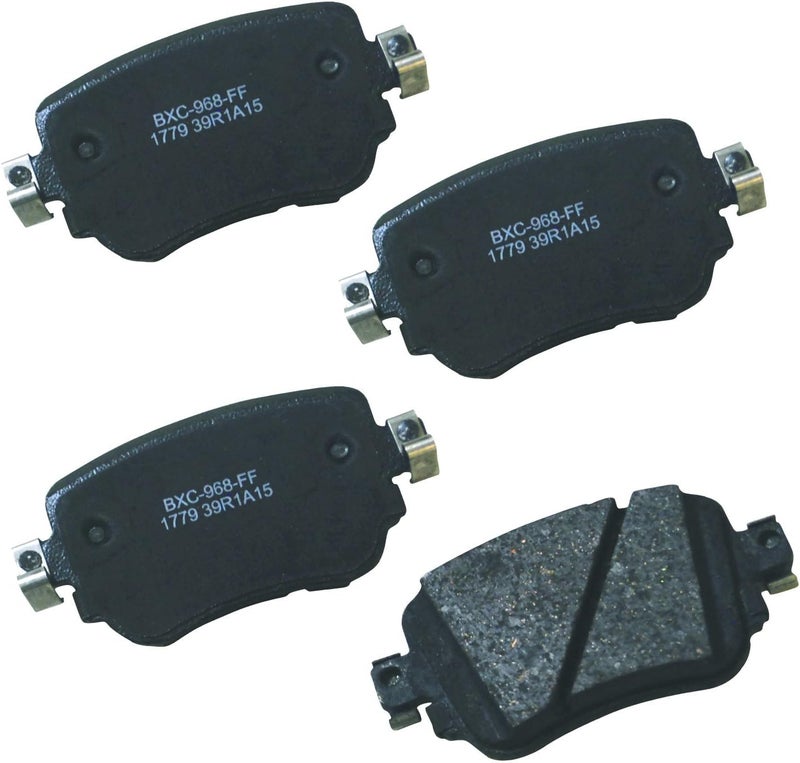 Bendix Premium SBC1779 Ceramic Rear Brake Pads for Select Models Audi A1, Q3, Q3 Quattro, Volkswagen Caddy, Golf, Golf Alltrack, SportWagen, GTI, Passat - Image 1